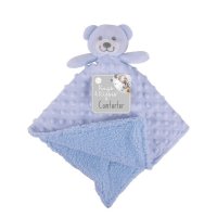 FS692: Blue Soft Bubble Bear Comforter